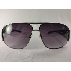 Guess GU 6581 GUN-35A Gunmetal Blue Navigator Sunglasses Grey Gradient 65mm